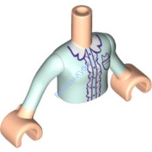 Деталь Лего Торс Мини Долл Френдс С Рисунком Цвет Светло-Телесный