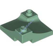Деталь Лего Кубик Модифицированный Закругленный 3 х 3 Двойной Цвет Песочно-Зеленый