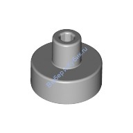 Деталь Лего Плитка Круглая 1 х 1 С Держателем Цвет Светло-Серый