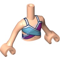 Деталь Лего Торс Мини Долл Френдс С Рисунком Цвет Светло-Телесный