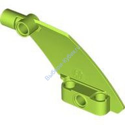 Деталь Лего Техник Панель Изогнутая #60 5 x 7 Правая Цвет Лайм