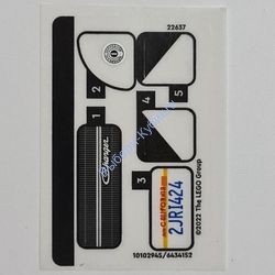 Наклейки К Набору Лего 76912