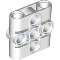 Деталь Лего Техник Пин Коннектор Бим 1 x 3 x 3 Цвет Белый