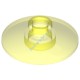 Деталь Лего Тарелка 2 х 2 Перевернутая Цвет Прозрачно-Неоново-Зеленый