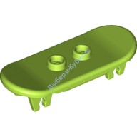 Деталь Лего Доска Для Скейта С Держателями Для Колес Цвет Лайм