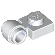 Деталь Лего Пластина 1 х 1 С Защелкой Цвет Белый