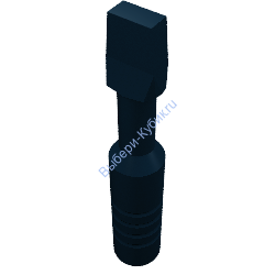 Деталь Лего Отвертка Цвет Черный