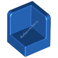 Деталь Лего Панель 1 х 1 х 1 Угол Цвет Синий