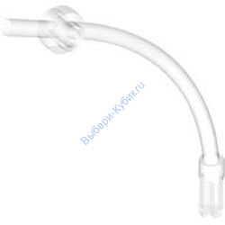 Деталь Лего Стержень С Осью 1 И Круглой Пластиной 1 х 1 Цвет Прозрачный