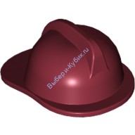 Деталь Лего Пожарный Шлем Цвет Темно-Красный