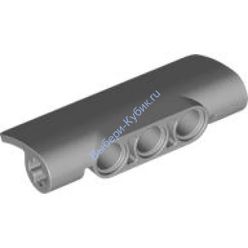 Деталь Лего Техник Панель Изогнутая 2 x 5 x 1 Цвет Светло-Серый