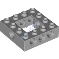 Деталь Лего Техник Кубик 4 х 4 Открытый Центр Цвет Светло-Серый