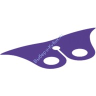 Деталь Лего Плащ Цвет Темно-Фиолетовый