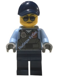 Минифигурка Лего Сити -  Городской полицейский cty0619