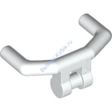 Деталь Лего Руль Велосипеда / Мотоцикла С Угловыми Ручками Цвет Белый