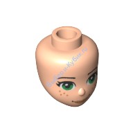 Деталь Лего Голова Мини Долл Цвет Светло-Телесный