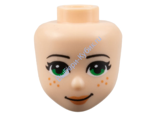 Деталь Лего Голова Мини Долл Цвет Светло-Телесный