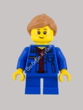 Girl, Denim Jacket, Blue Short Legs (31050)