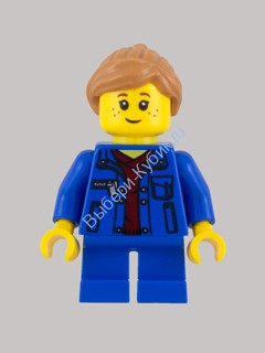 Girl, Denim Jacket, Blue Short Legs (31050)