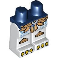 Деталь Лего Ноги С Рисунком Цвет Темно-Синий