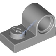 Деталь Лего Пластина 1 х 2 С Пин Отверстием Сверху Цвет Светло-Серый