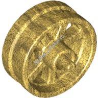 Деталь Лего Диск 15 Мм D х 6 Мм Сити Для Мотоцикла Цвет Перламутрово-Золотой