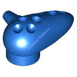 Деталь Лего Музыкальный Инструмент Окарина Времени Цвет Синий