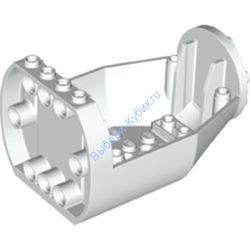 Деталь Лего Кокпит 9 x 6 x 4 1/3 Цвет Белый
