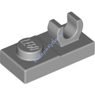 Деталь Лего Пластина 1 х 2 С О Защелкой Сверху Цвет Светло-Серый