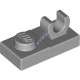 Деталь Лего Пластина 1 х 2 С О Защелкой Сверху Цвет Светло-Серый