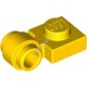 Деталь Лего Пластина 1 х 1 С Защелкой Цвет Желтый