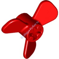 Деталь Лего Пропеллер 3 Лопасти 3 Диаметр Цвет Красный