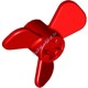 Деталь Лего Пропеллер 3 Лопасти 3 Диаметр Цвет Красный