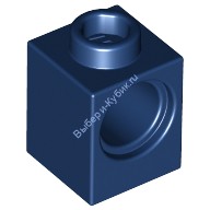 Деталь Лего Техник Кубик 1 х 1 С Отверстием Цвет Темно-Синий