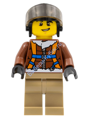 Минифигурка Лего Сити - Арктический пилот вертолета cty0495