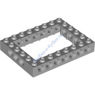 Деталь Лего Техник Кубик 6 х 8 Открытый Центр Цвет Светло-Серый