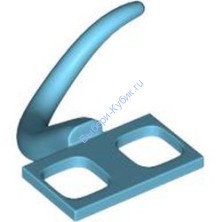 Деталь Лего Костюм Минифигурки Хвост Мыши Цвет Умеренно Лазурный