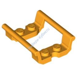 Деталь Лего Рельсы Для Горок Цвет Ярко-Светло-Оранжевый