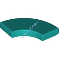 Деталь Лего Плитка Круглый Угол 2 х 2 Макарони Цвет Темно-Бирюзовый