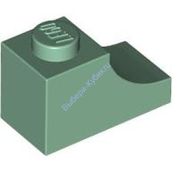 Деталь Лего Арка 1 x 2 Обратная Цвет Песочно-Зеленый