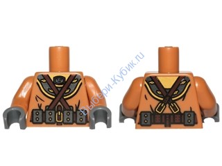 Деталь Лего Торс С Рисунком Цвет Карамельный