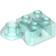 Деталь Лего Техник Кубик Модифицированный 2 х 2 С Половиной Поворотного Шарнира Цвет Прозрачно-Голубой