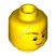 Деталь Лего Голова Минифигурки Двусторонняя Цвет Желтый