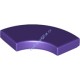 Деталь Лего Плитка Круглый Угол 2 х 2 Макарони Цвет Темно-Фиолетовый