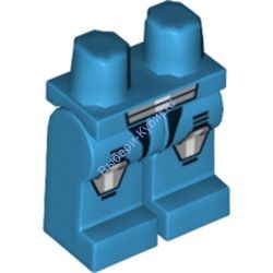 Деталь Лего Ноги С Рисунком Цвет Темно-Лазурный