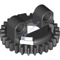 Деталь Лего Техник Поворотный Круг Малый Верх Цвет Черный