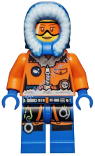 Минифигурка Лего Сити - Исследователь Арктики Женщина