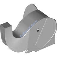 Деталь Лего Слон Б/У Цвет Светло-Серый (устаревш)