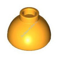 Деталь Лего Кубик Круглый 1 1/2 x 1 1/2 x 2/3 Купол Цвет Ярко-Светло-Оранжевый