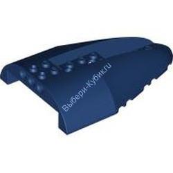 Деталь Лего Фюзеляж Самолета 8 х 12 С 4 Отверстиями Цвет Темно-Синий